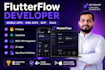 build flutterflow mobile app with firebase, supabase and API integration