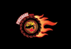 make amazing fire shark truck logo