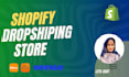 create shopify dropshiping store design redesign shopify store
