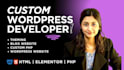 design wordpress ecommerce website and business website