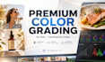 color grade your fashion and product videos