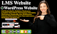 design lms, membership, education, elearning, online course website