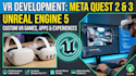 develop virtual reality VR for meta quest in unreal engine 5