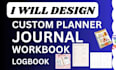 design your printable planners and journals