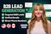 do b2b lead generation with verified email list direct phone, company, website