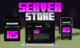 create a professional minecraft tebex store setup