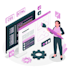 develop a fully responsive and dynamic angular website