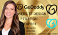 godaddy website redesign godaddy website design godaddy website