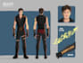 design high quality character designs and reference sheets