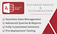 develop, update or maintain any microsoft access database applications