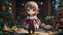 draw your character into cute chibi