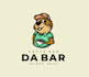 design character serbian based bar logo