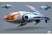 draw a spaceship or vehicle design