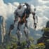 create a mecha robot art of your choice