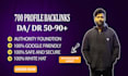 700 manual high authority SEO profile backlinks