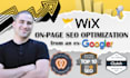 do on page SEO optimization for your wix website
