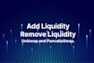 add or remove liquidity for your crypto project
