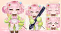 draw a chibi model live2d for your character, only art