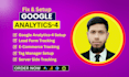 setup or fix ga4, ecommerce tracking,  server side tracking, lead form tracking