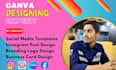design professional canva templates and graphics
