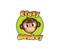 make helpful crazy monkey and gaming logo