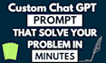 write custom chat gpt prompt for blog post, essay, assignment and email writing