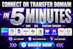 connect domain or transfer domain to google site,canva,wix,shopify,squarespace