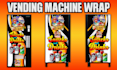 create vending machine wrap and atm machine design, vending machine design