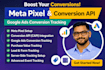 fix or setup meta pixel, conversion API, ads conversion tracking via GTM