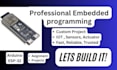 program esp32, stm32 embeddeded for your project