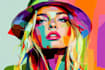 draw your photo into wpap pop art
