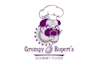 create cool grumpy gourmet foods logo design