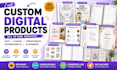 design digital products for etsy
