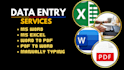 data entry for you