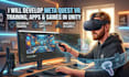 develop meta quest VR training, apps and games in unity