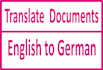 translate english document into german