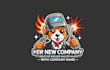 do creative welder mascot logo with unique creativity design