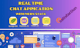 create real time chat app with socket io