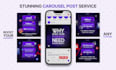 design custom carousel posts to boost engagement