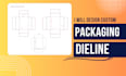 create mailer box design with die cut