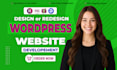create wordpress website, design, redesign website, custom website development
