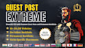 provide high quality guest posts with high da DR backlinks