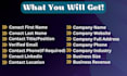 do data entry, manual lead list, data scarping, data collection