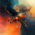 draw a digital abstract art illustration