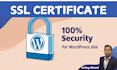 install free lifetime SSL certificate and secure padlock