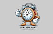 do wonderful hand clock mascot logo design with express delivery