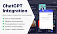 create ai chatbot custom gpt using chatgpt api and integrate in website or app