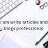 article and blog writer