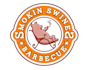design awesome smoking swines BBQ logo