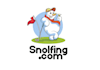 design unique mascot snow golf logo